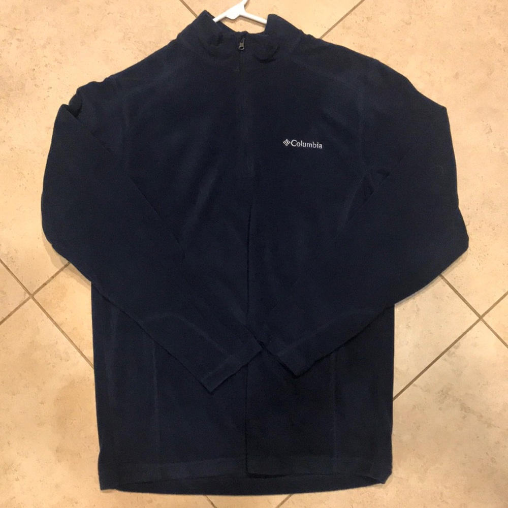 Columbia Zip Fleece Navy